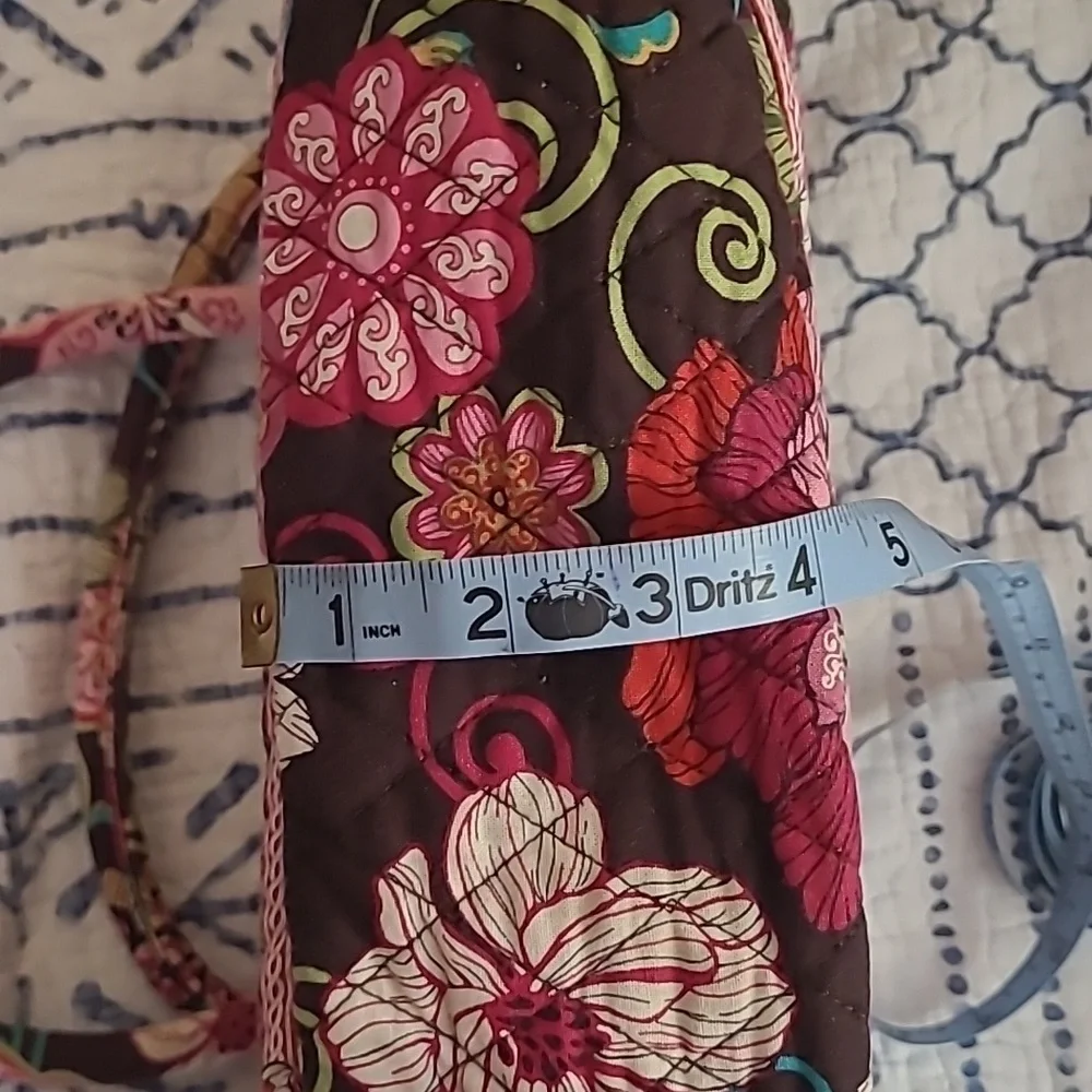 Vera Bradley Mod Floral Shoulder Hand Bag Purse - Picture 8 of 10